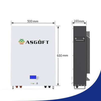 Sistem Penyimpanan Energi Rumah Baterai Lithium Ion 200ah 100ah 20kwh 10kwh 5kw Grade A Baterai Powerwall 48v Lifepo4