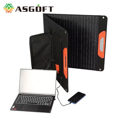 Sistem Panel PV Monokristalin Fotovoltaik Silikon Lipat 200W 300W