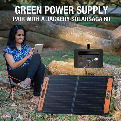 Portable Emergency Power Station Solar Generator 500W 288000mAh DC AC Dengan Led Display