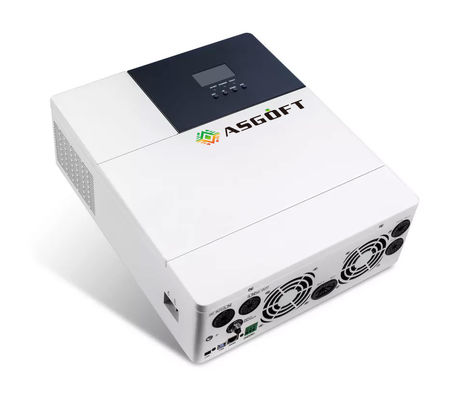MPPT Hybrid 5KW Off Grid Solar Inverter 48V 80A Kontrol WiFi Cerdas