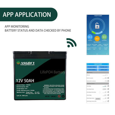Paket Baterai Lithium CETL Lifepo4 50ah 12V Isi Ulang Untuk Kendaraan Listrik 8kg