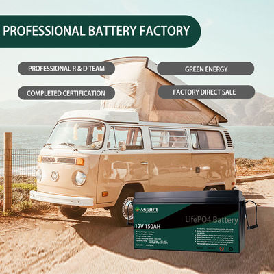 Baterai ASGOFT Lipo4 Lifepo4 100ah 150AH Paket Baterai Li Ion 12 Volt