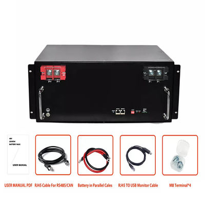 Paket Baterai Penyimpanan Energi Ringan Lithium 200ah 48V Lifepo4 Untuk Kereta Golf