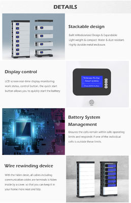 5kw 15kwh 10kwh 20kwh Solar Lifepo4 Baterai Lithium Ion Powerwall 48v