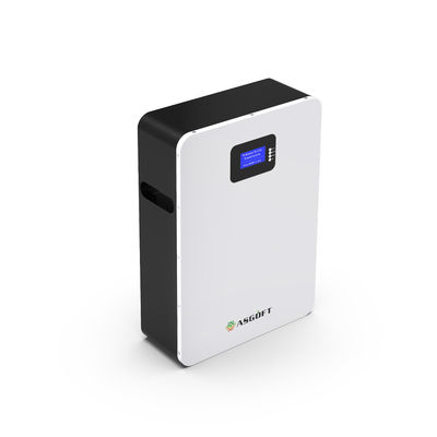 48v 51V Lifepo4 Baterai Lithium 100Ah 5.12kwh 10kw Built-In BMS Powerwall Dengan Layar Lcd