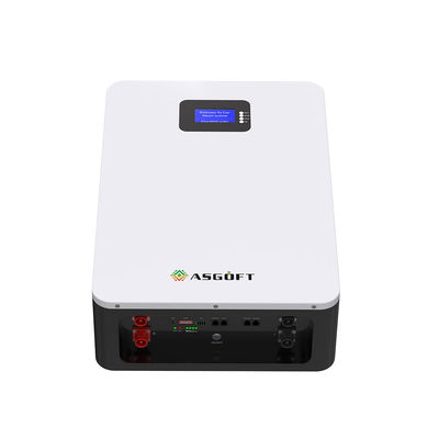 48v 51V Lifepo4 Baterai Lithium 100Ah 5.12kwh 10kw Built-In BMS Powerwall Dengan Layar Lcd