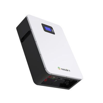 48v 51V Lifepo4 Baterai Lithium 100Ah 5.12kwh 10kw Built-In BMS Powerwall Dengan Layar Lcd
