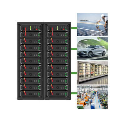 Tegangan Tinggi 15kwh-750kwh Lithium Iron Battery Pack Lifepo4 51.2v 100Ah Rack Mounted Battery Lithium Ion Battery