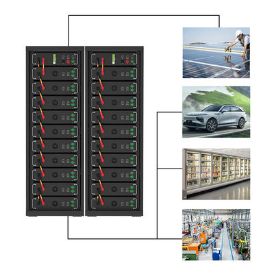 Tegangan Tinggi 15kwh-750kwh Lithium Iron Battery Pack Lifepo4 51.2v 100Ah Rack Mounted Battery Lithium Ion Battery