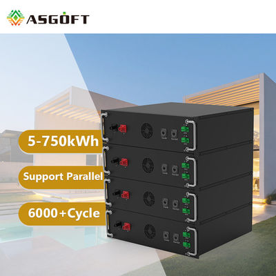 Rack Tegangan Tinggi Gaya Lifepo4 Baterai 15kwh 20kwh 30kw 50kw 100Kw Sistem Energi Industri