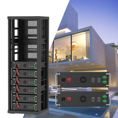 Tegangan Tinggi 15kwh-750kwh Lithium Iron Battery Pack Lifepo4 51.2v 100Ah Rack Mounted Battery Lithium Ion Battery
