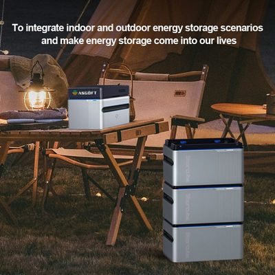 Micro Inverter Energy Storage Baterai 1024wh 5120Wh Balkon Pembangkit Listrik Surya Portable Pembangkit Listrik 800W