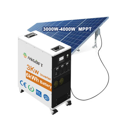 Generator pembangkit listrik tenaga surya 3000W 86kg 0C ~ 55C Suhu muatan