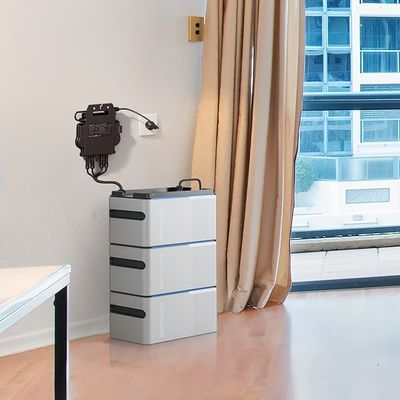 Panel PV 800W Balkon Sistem Surya, Balkon Pembangkit Listrik Dengan Micro Inverter