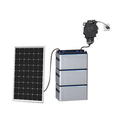 Micro Inverter Energy Storage Baterai Balkon Pembangkit Listrik Surya Portable