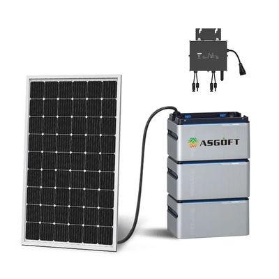 Micro Inverter Solar Balcony Power Station Baterai penyimpanan energi 800W
