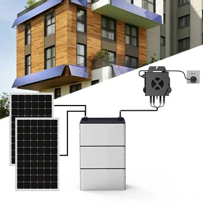 Jerman Gudang Micro Inverter 800w Balkonkraftwerk Pada Grid Sistem Surya Untuk Balkon