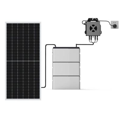 800w Balkon Sistem Tenaga Surya Micro Inverter Lengkap Balkonkraftwerk
