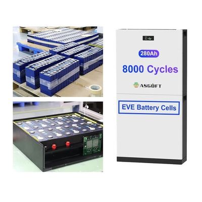 51.2V 300Ah 15kwh Lithium Ion LiFePO4 Baterai Paket Energi penyimpanan Baterai surya