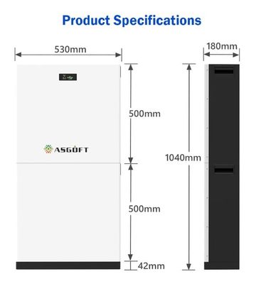 51.2V 280Ah 15kWh LiFePO4 Lithium Baterai Bms yang dapat ditumpuk 10kWh 20kWh Pv Storage