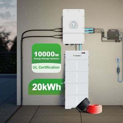 Sertifikat UL Penggunaan Rumah 5kw 10kw 20kw Solar PV Storage LiFePO4 Lithium Battery