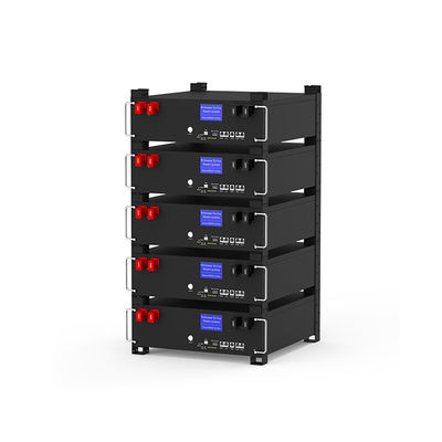 10 tahun garansi EU Stock 6000 Siklus kali 51.2v 100ah 5kwh Lifepo4 Plug-And-Play Energi Storage Baterai Paket