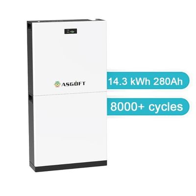 10 Tahun Garansi 8000+ Siklus 48V 15kWh Paket Baterai Sistem Penyimpanan Energi
