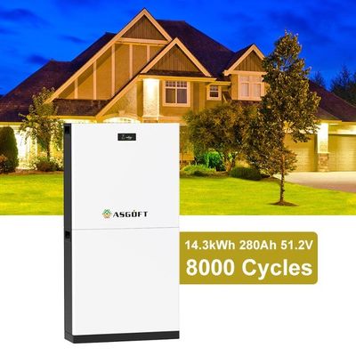 10 Tahun Jaminan 8000+ Siklus 48V 15kWh Sistem penyimpanan energi Baterai Paket