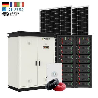 50kw 100KW Pertanian Off Grid Power On Grid Baterai Sistem Penyimpanan Energi Industri