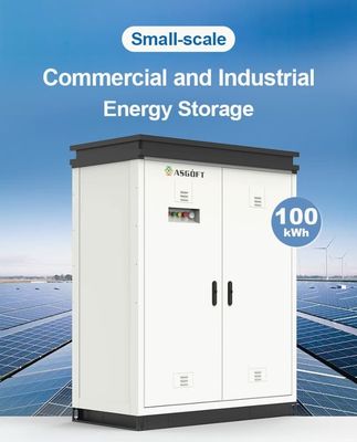 50KWH 100KWH Off Grid High Voltage Industrial Commercial Energy Storage Solusi