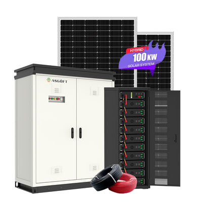 OEM/ODM Industri dan Komersial Sistem Tenaga Surya 100KW Baterai Surya